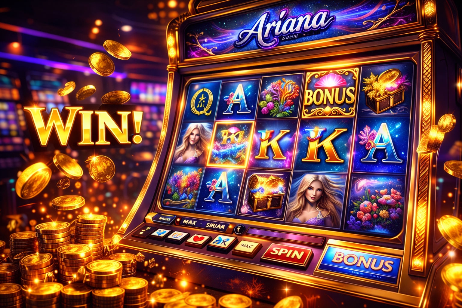 Ariana Online Slot Features, Gameplay & Bonuses